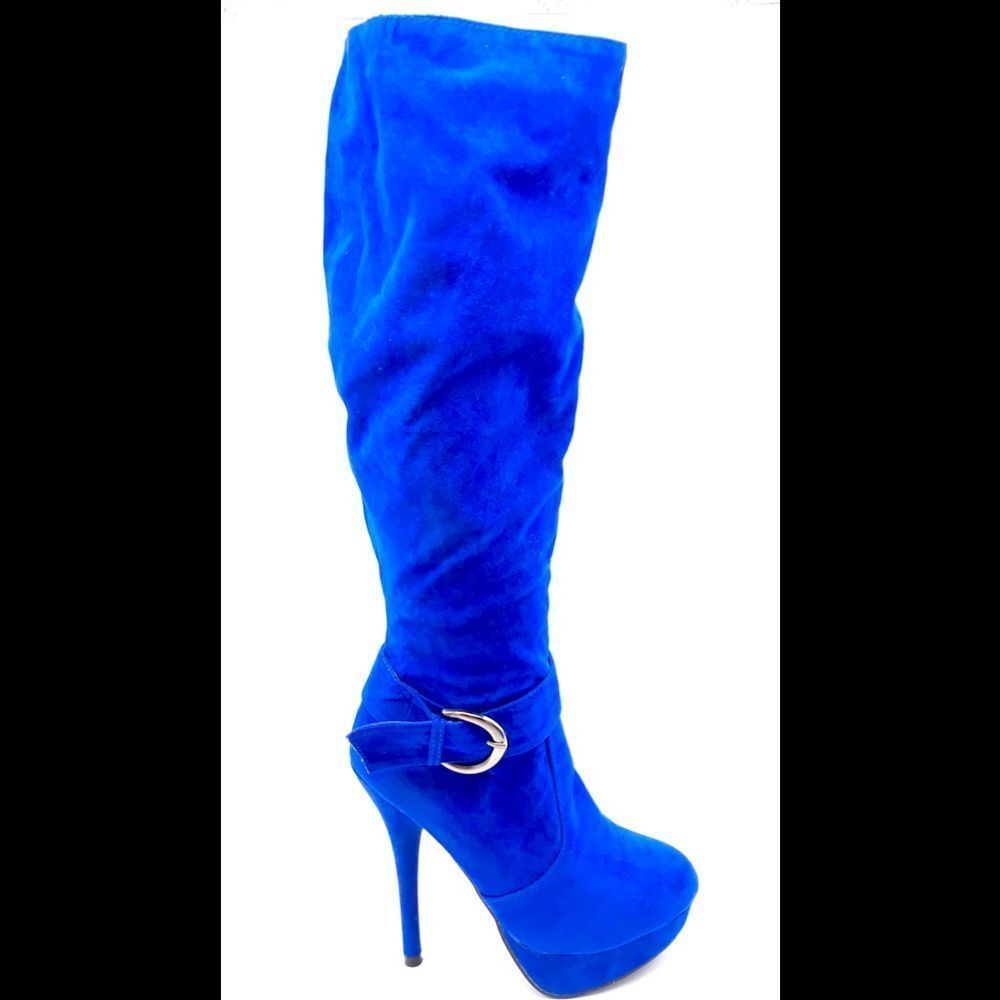 Trend Setter Knee high Zipper Platform boots